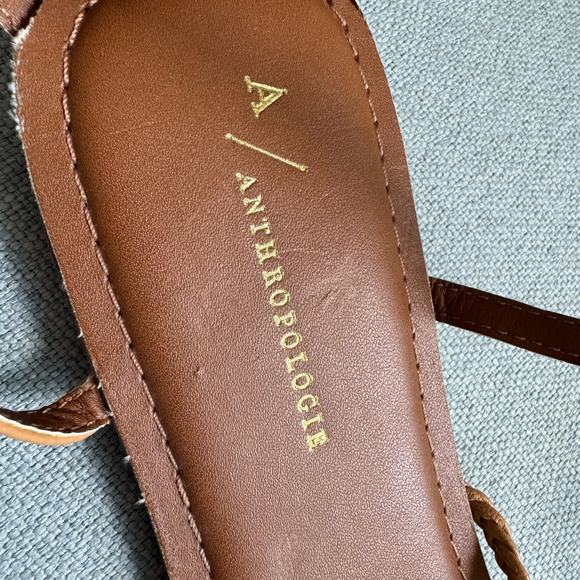 Anthropologie Edie Woven Sandals Women's 10 Strappy Coastal Beach - Picture 10 of 13